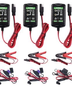 Cargador de Batería LotFancy 6V 12V 1.5A, Paquete de 3,