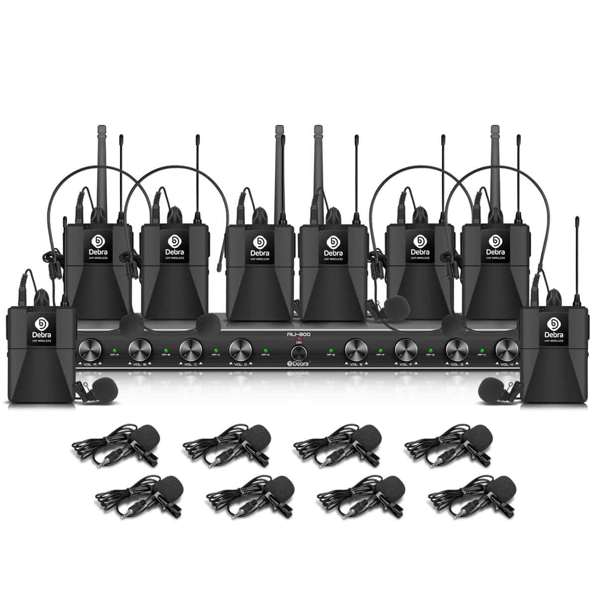 Sistema de Micrófono Inalámbrico D Debra Audio AU800 Pro