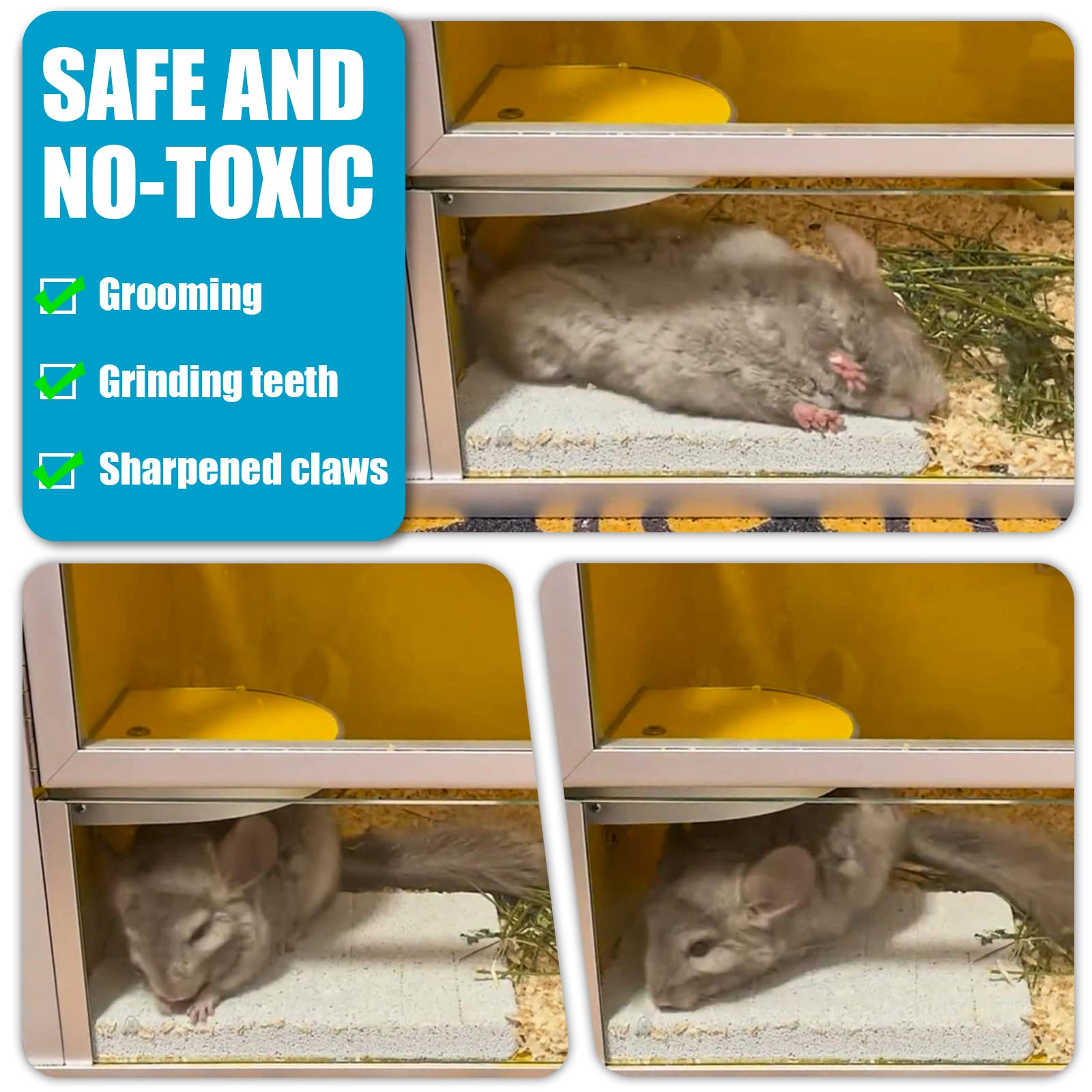 Tablero para rascar conejos VOCLS 2PC Bunny Scratch Board - Imagen 4