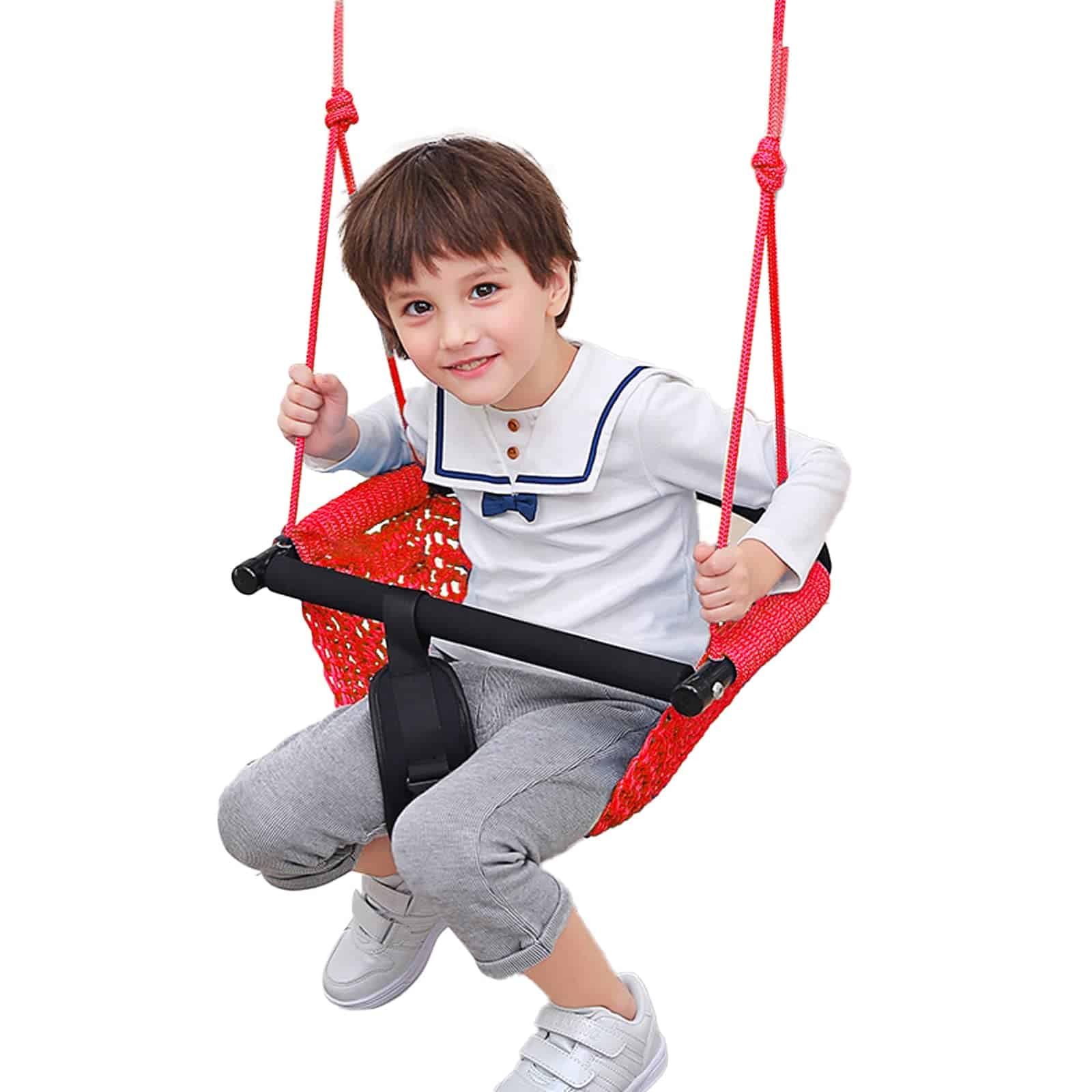 Asiento de columpio para niños Hi-Na indoor hecho a mano