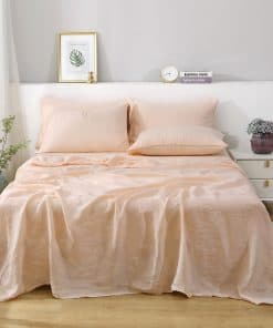 Juego de sábanas 100% de lino orgánico SÍMBOLO DE VICTORIA,