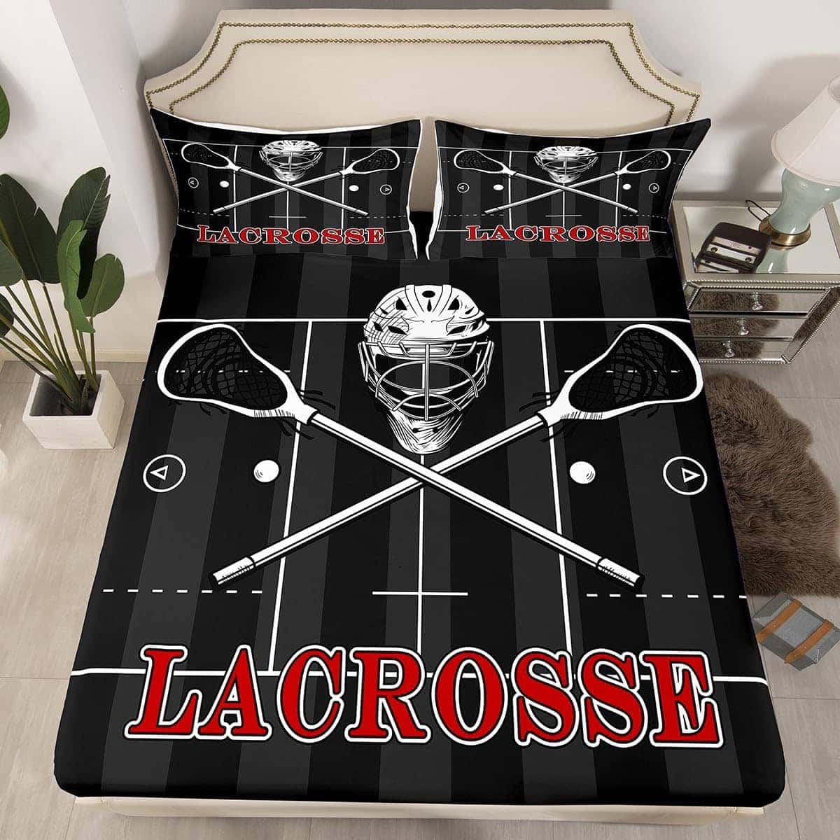 Juego de sábanas ajustadas de Lacrosse para cama Twin,