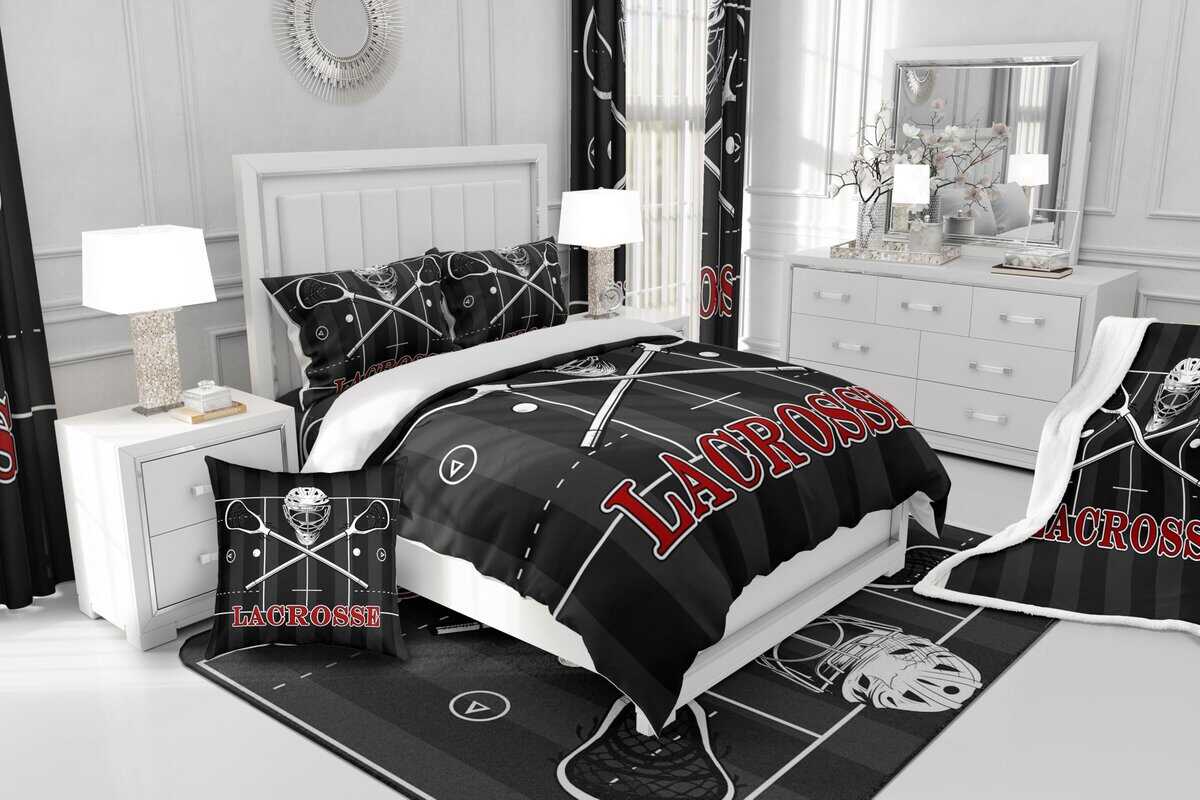 Juego de sábanas ajustadas de Lacrosse para cama Twin, - Imagen 7