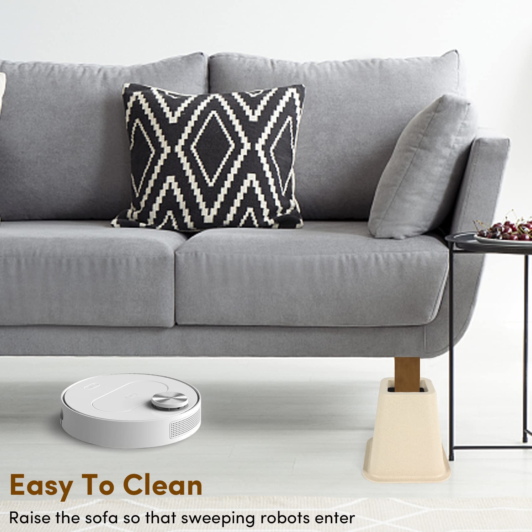 Dedu Elevadores de Cama de 6 Pulgadas de Alta Resistencia, - Imagen 4