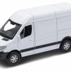 KiNSMART 2019 Mercedes-Benz Sprinter Cargo Van Blanco 1:48