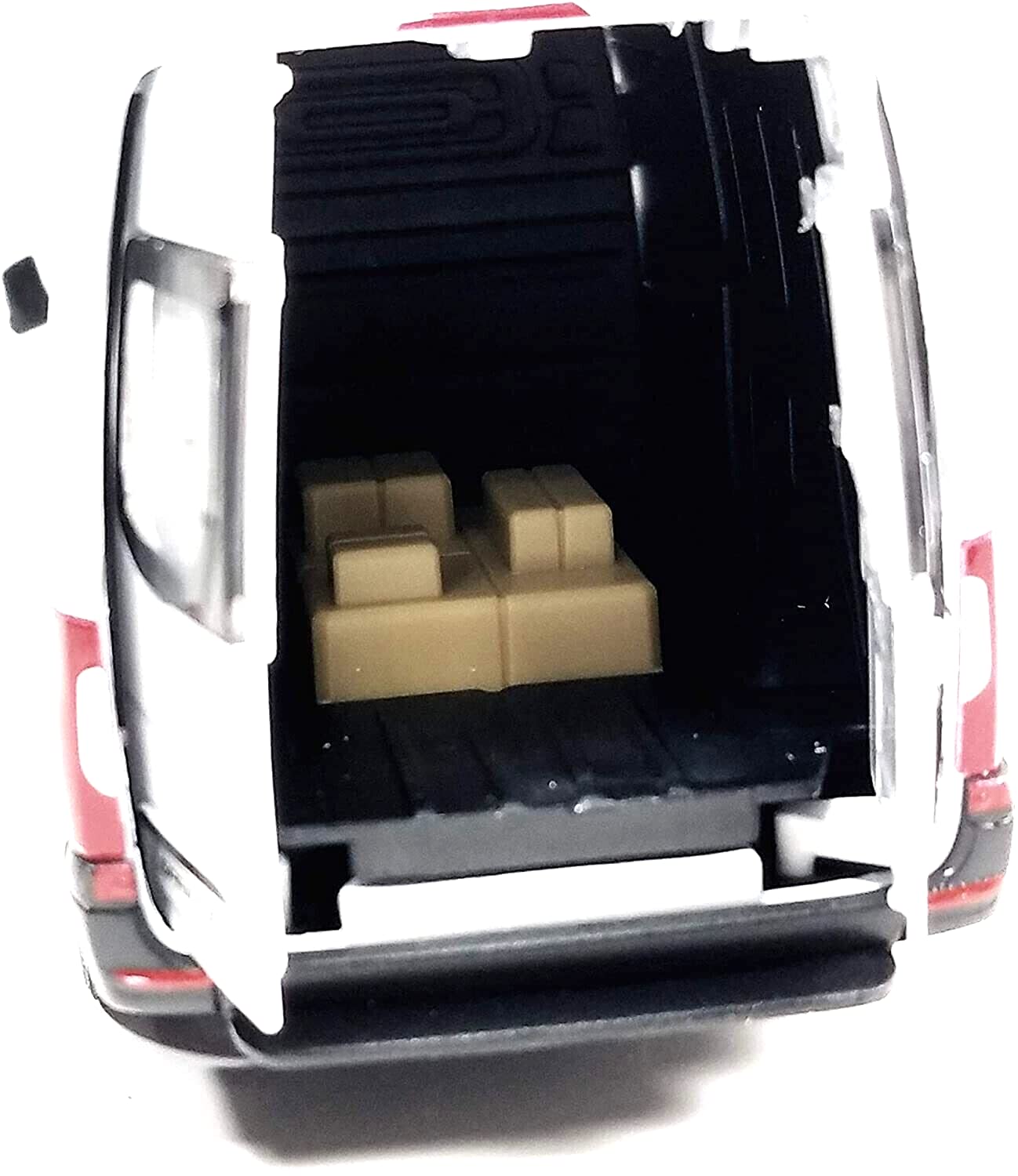 KiNSMART 2019 Mercedes-Benz Sprinter Cargo Van Blanco 1:48 - Imagen 6