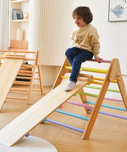 Escalera Triangular Plegable y Tobogán 3 en 1 de Avenlur