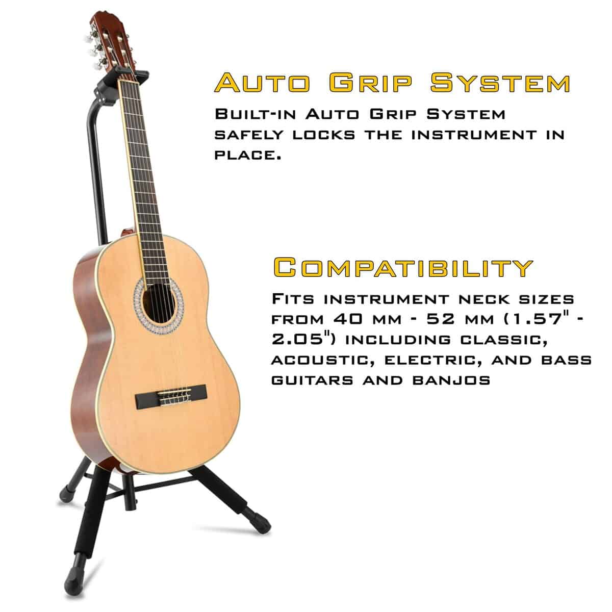 Soporte para guitarra individual Lumintrail Hercules GS414B - Imagen 4