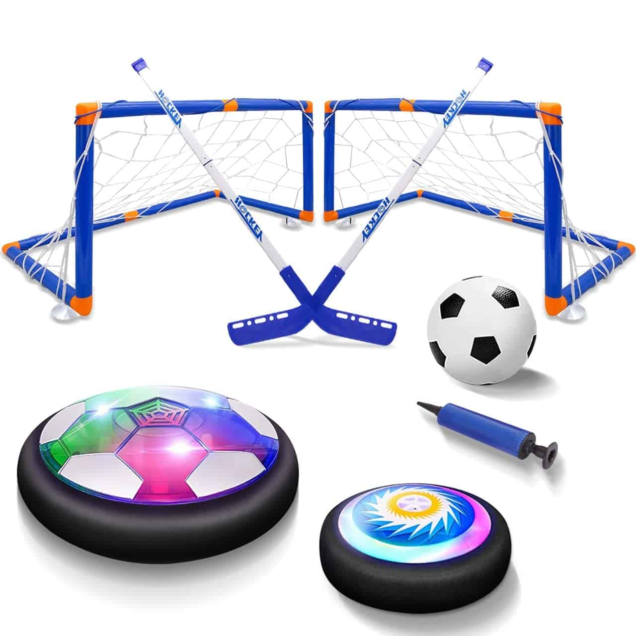 Set de Fútbol Hockey de Aire - Juego de 7 en 1 con Pelota