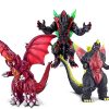 JAYKENIXO 3pcs Figuras de Dragones Monstruos - 15" & 12" De