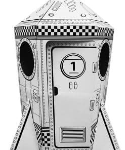 ¡La Aventura te Espera! Cohete de Cartón para Niños -