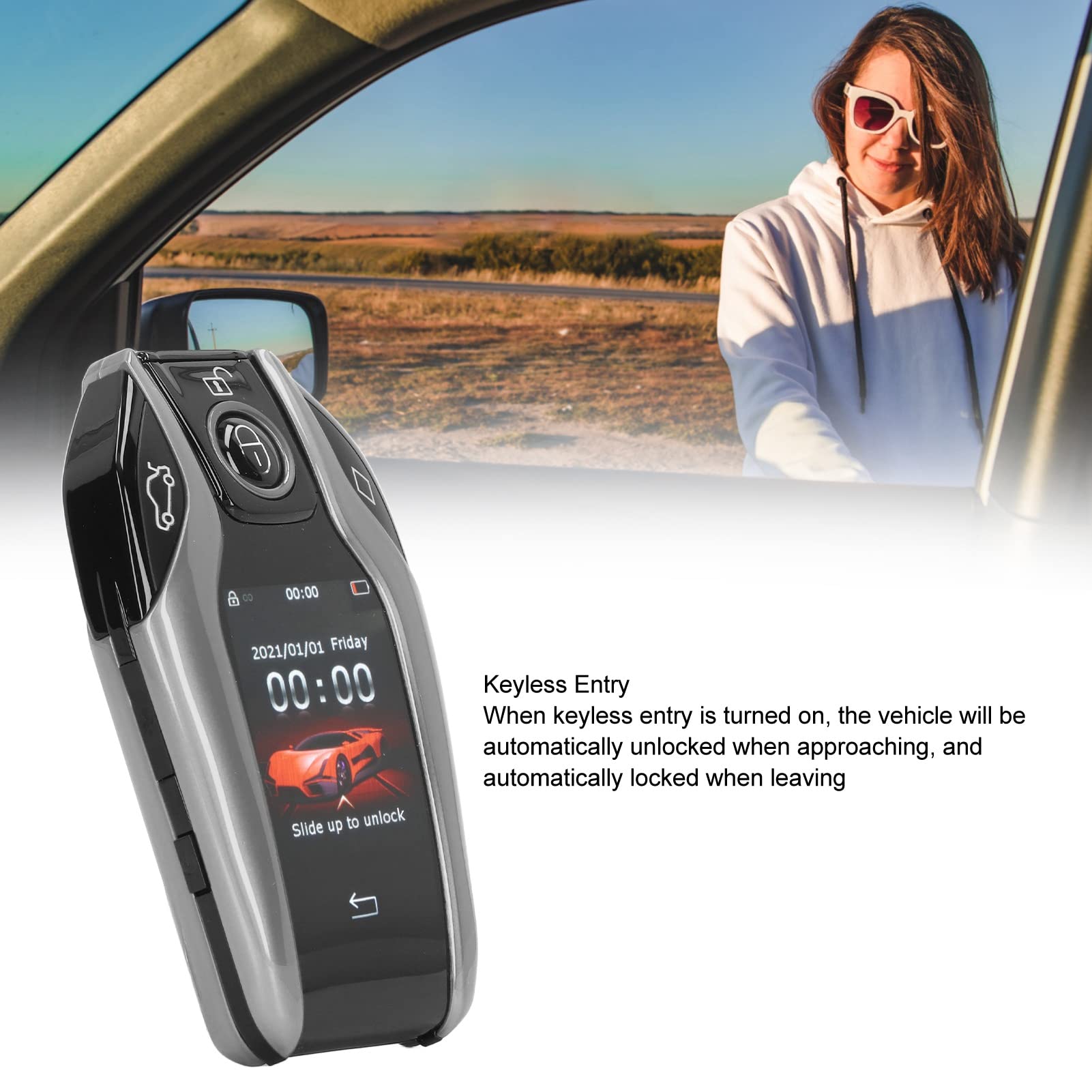 Control Remoto Inteligente de Coche TK800, Llave Todo en - Imagen 4