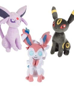 Pokemon Peluches de 8" Sylveon, Espeon y Umbreon, Paquete