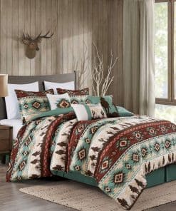 Juego de Comforter Chezmoi Collection Dune de 7 Piezas con