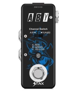 Stax ABY Pedal Selector de Canal de Audio para Guitarra con