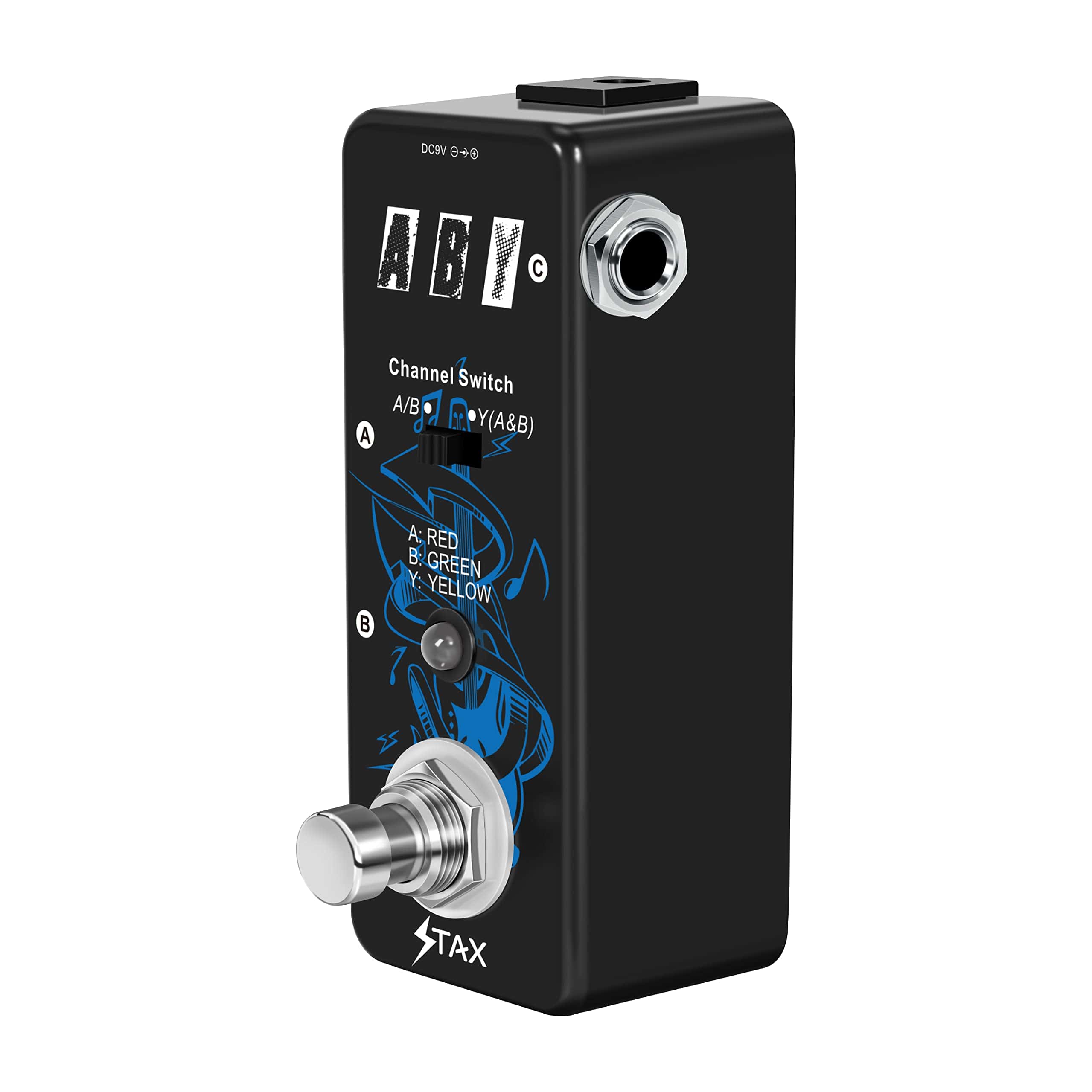 Stax ABY Pedal Selector de Canal de Audio para Guitarra con - Imagen 5
