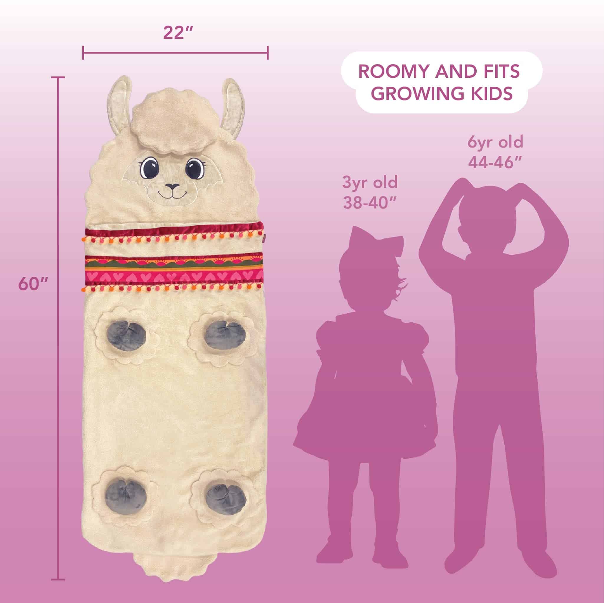 Bolsa de dormir Bixbee Alpaca para niños de 3 años en - Imagen 7