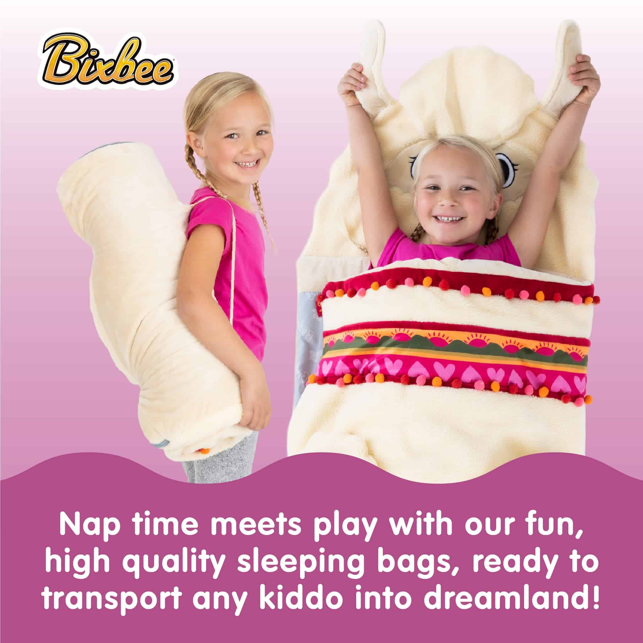 Bolsa de dormir Bixbee Alpaca para niños de 3 años en - Imagen 3