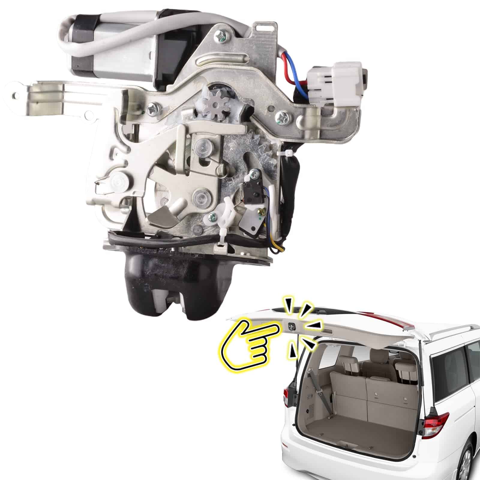 Actuador de pestillo de compuerta levadiza compatible con