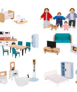 Conjunto de Muebles de Casa de Muñecas OOOK para Niños, 26