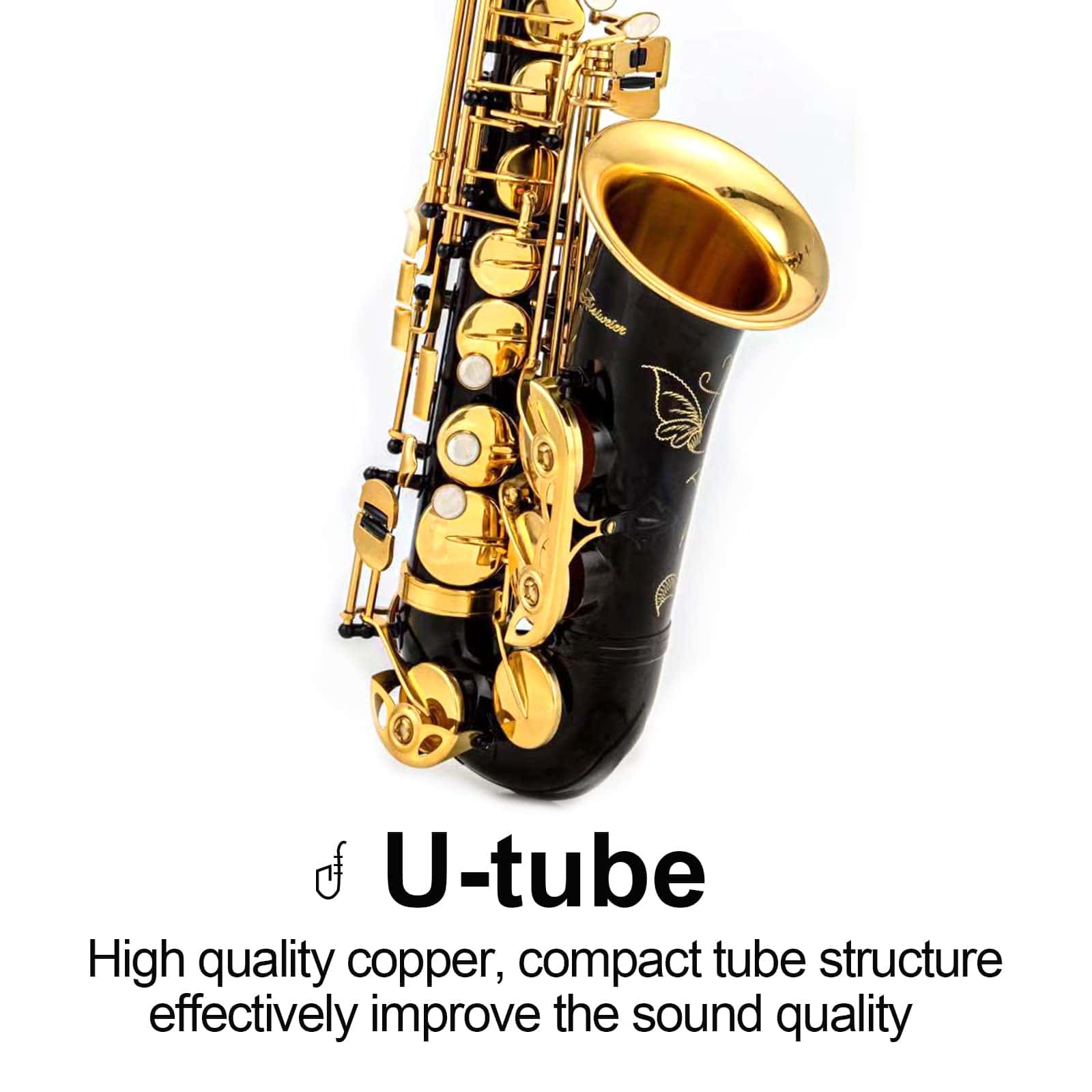 Saxofón Alto en Mi bemol con Llaves Negras/Doradas - Imagen 7