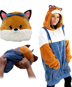 Manta de Cobija con Capucha Fiona la Zorro - Regalos