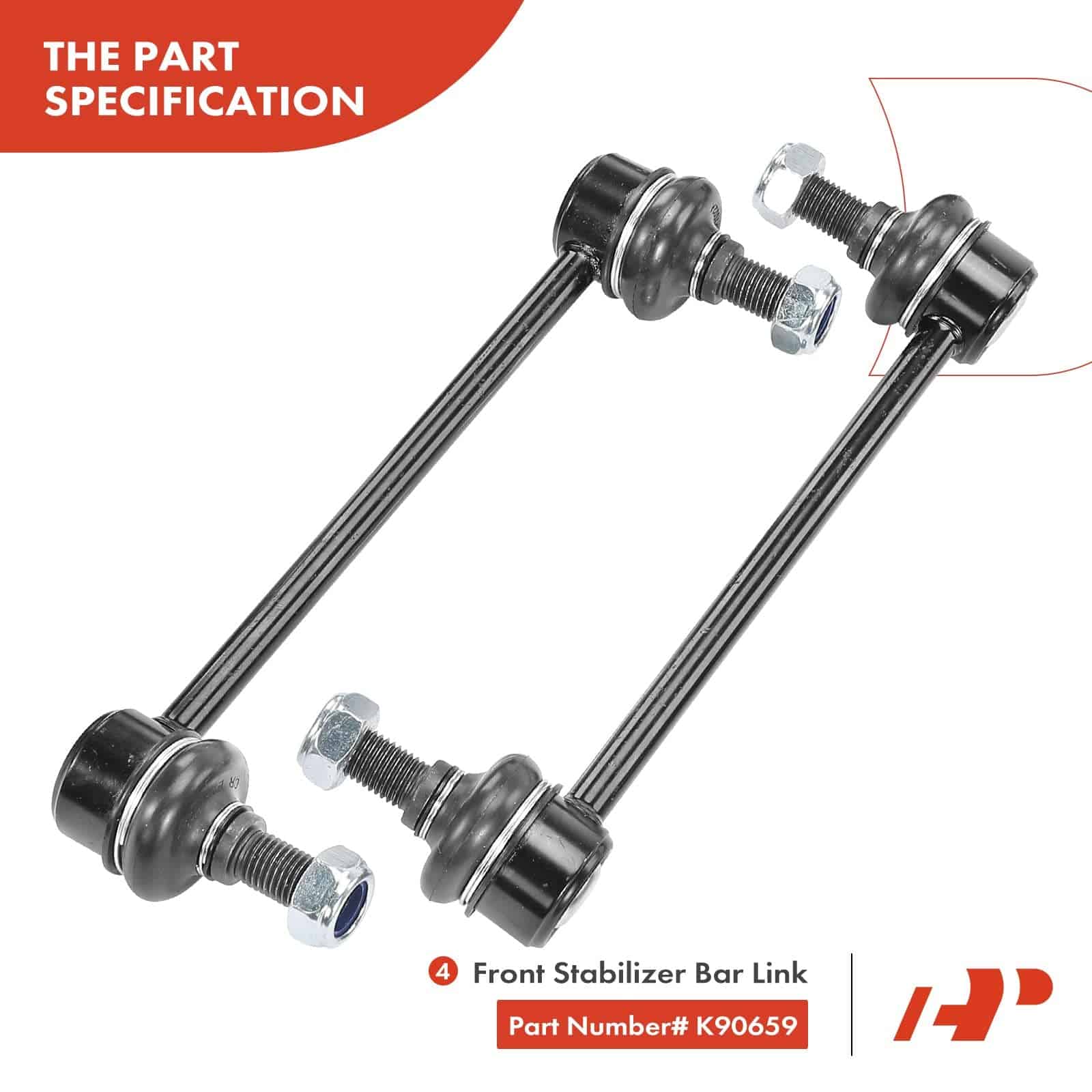 Conjunto de 8 piezas A-Premium de Barra Estabilizadora, - Imagen 9