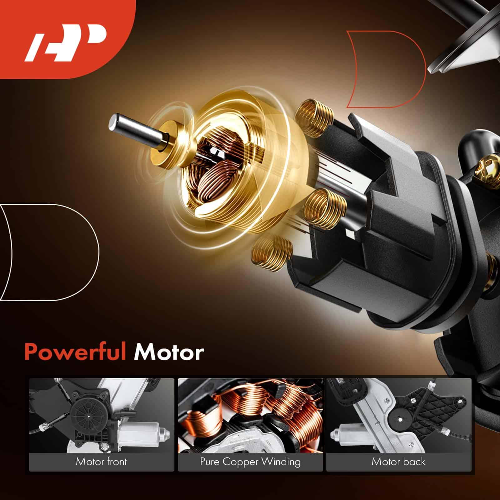 Regulador de ventana eléctrico A-Premium con motor - Imagen 5