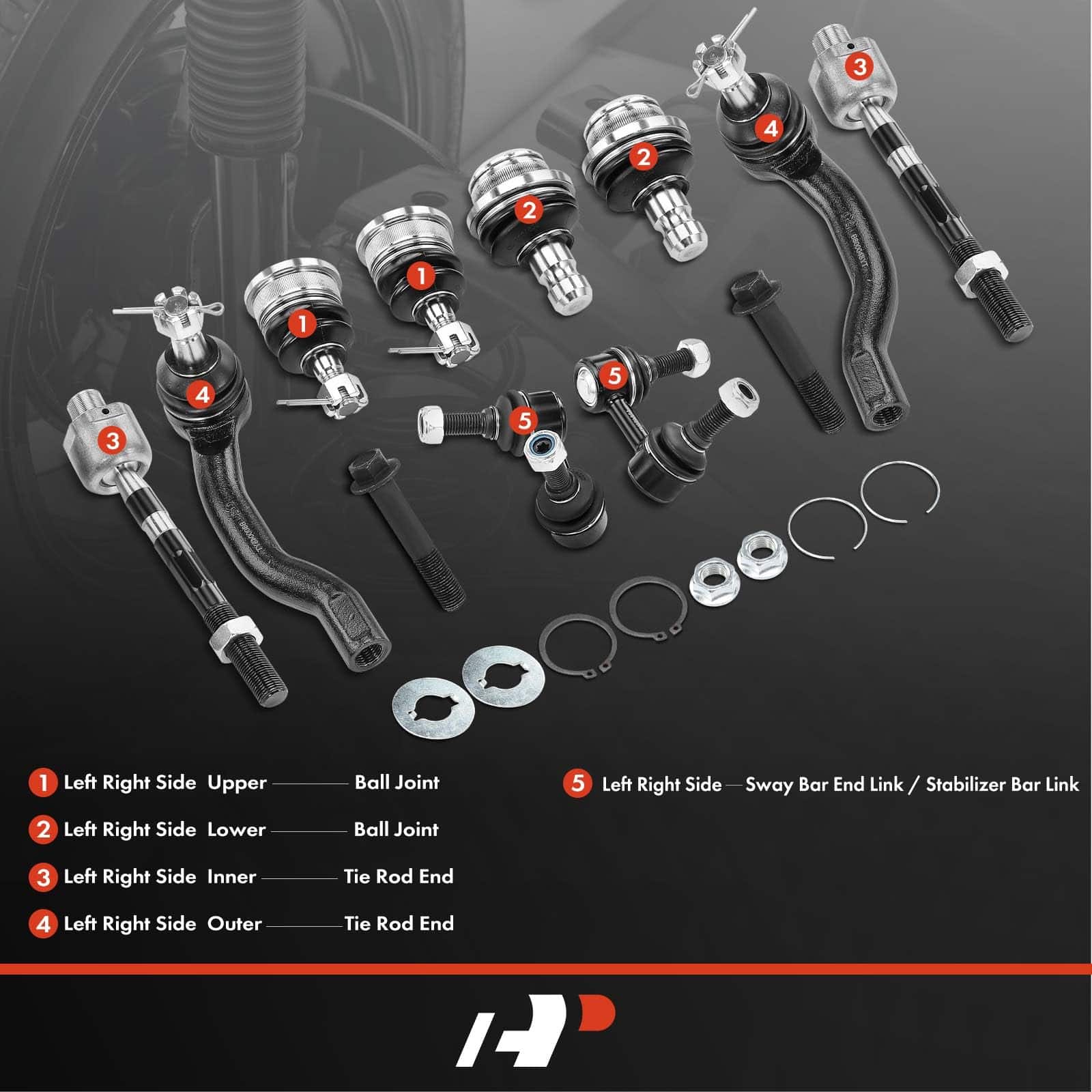 Conjunto A-Premium de 10, Barra de Estabilizadora - Imagen 3