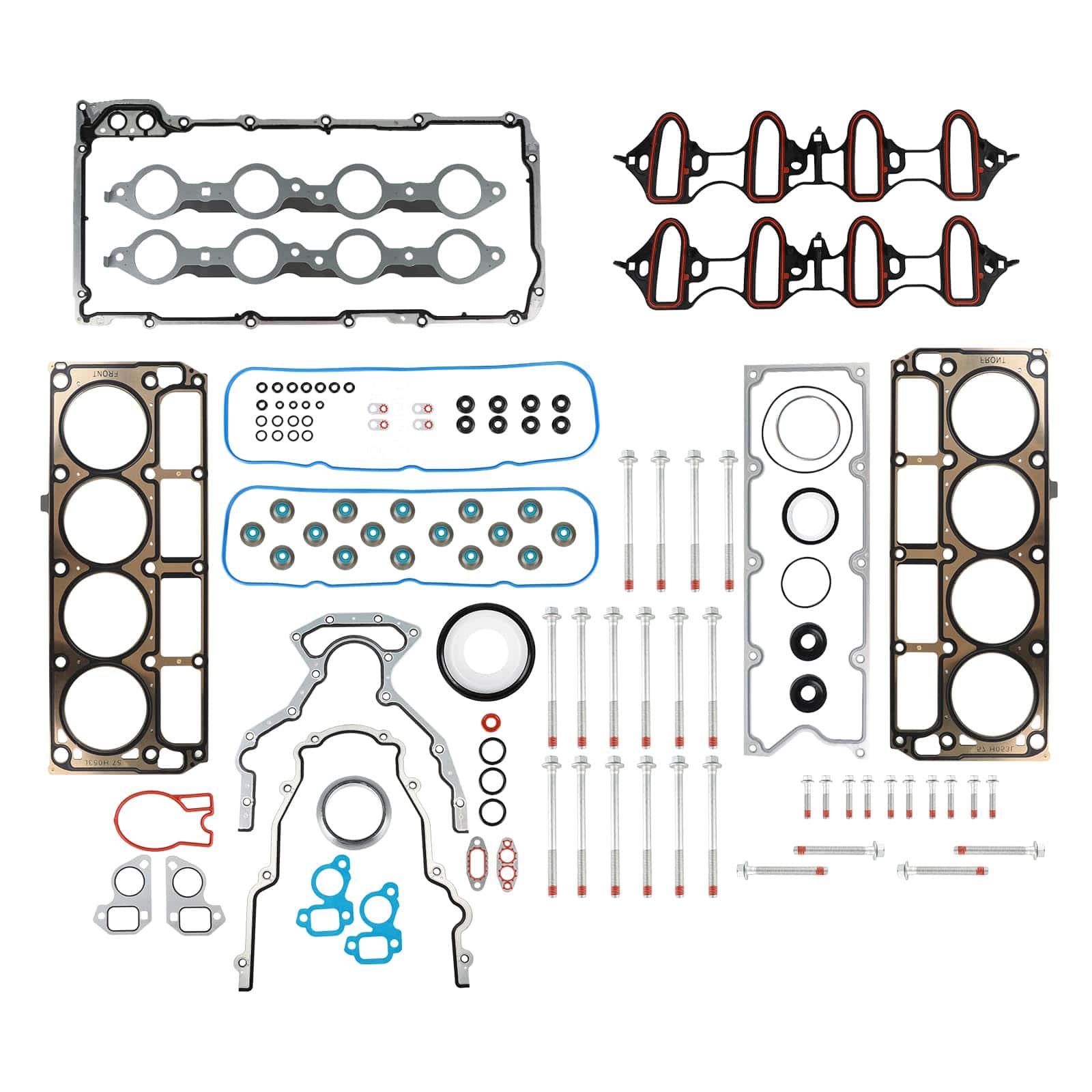 Conjunto de Juntas de Cilindro Completo YIDEZU Head Bolts