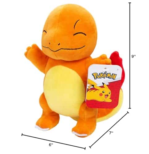 Peluches de Pok�mon Pikachu & Charmander, Paquete de 2 - 8" - Imagen 9