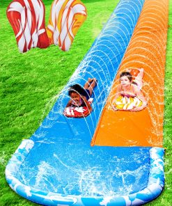 Deslizadero de agua extra largo de 32.5 pies y 2 tablas