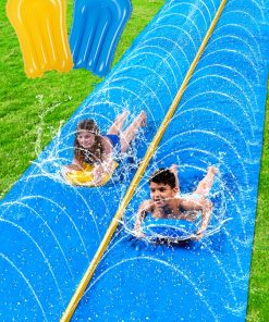 Tobogán Acuático Gigante Sloosh, 30ft x 6ft Resistente