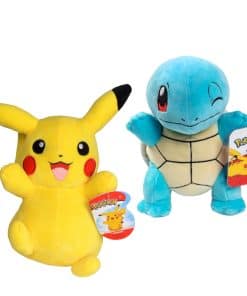 Set de 2 Peluches de Pikachu & Squirtle de Pok�mon, 8" -