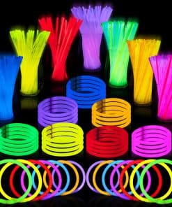 Paquete de 1000 Glow Sticks; Pulseras de Glow Stick;