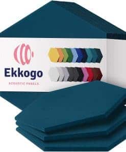 Paneles Acústicos Ekkogo Paquete de 12 -exagonal]