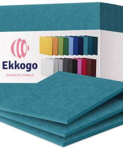 Paneles Acústicos Ekkogo Paquete de 12 -Turquesa Claro