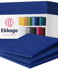 Paneles Acústicos Ekkogo Paquete de 12 Paneles -Azul Almiran
