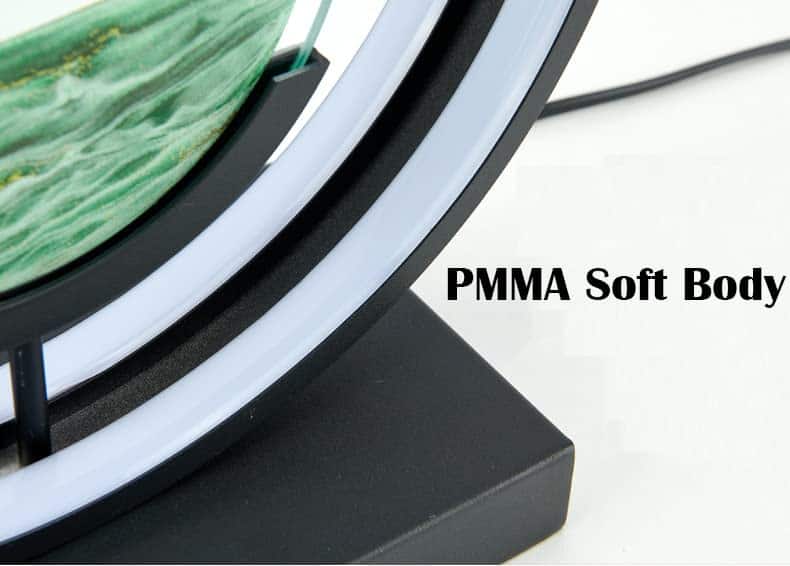 rysnwsu Cuadro de Arte de Arena en Movimiento Arenas en - Imagen 4