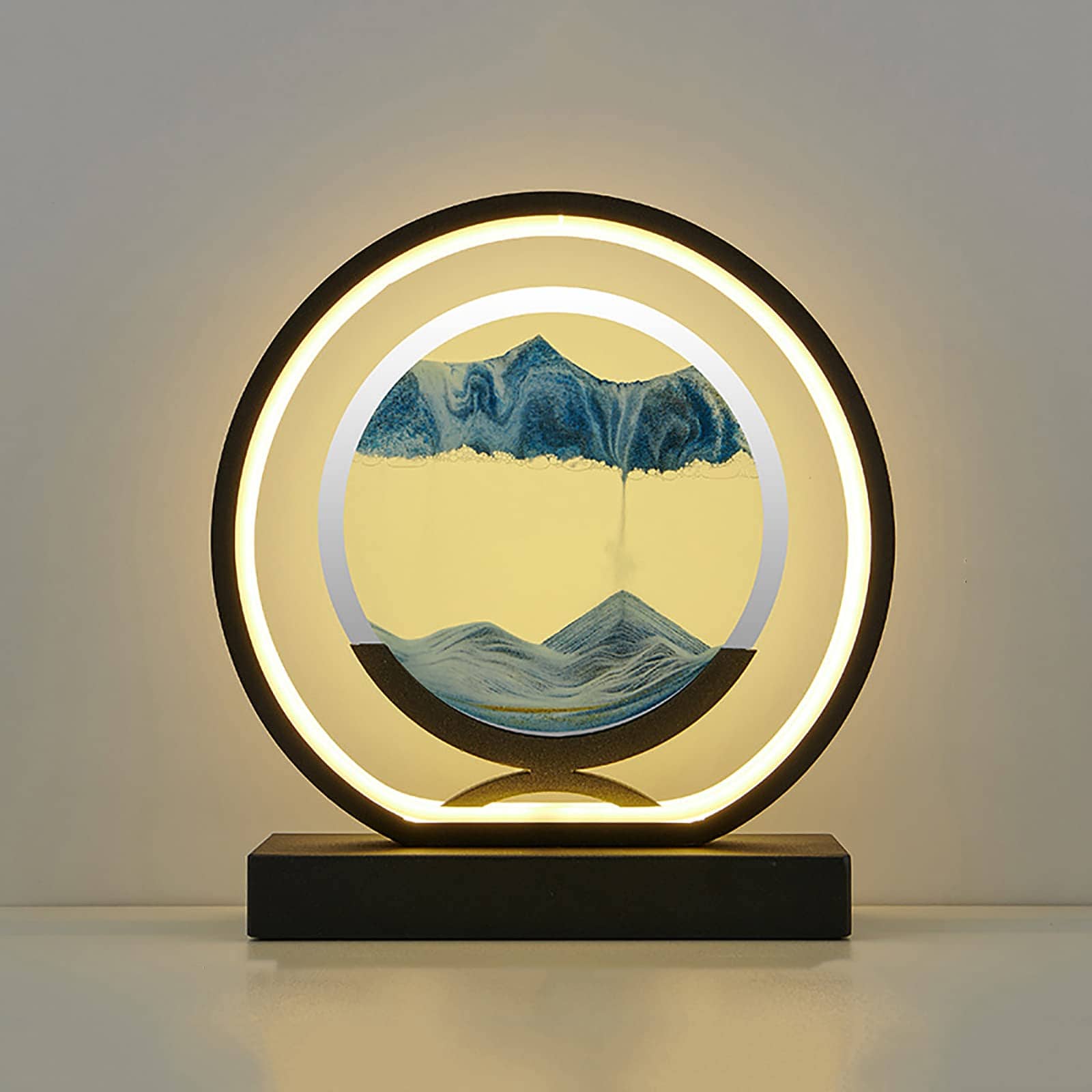 rysnwsu Cuadro de Arte de Arena en Movimiento Arenas en