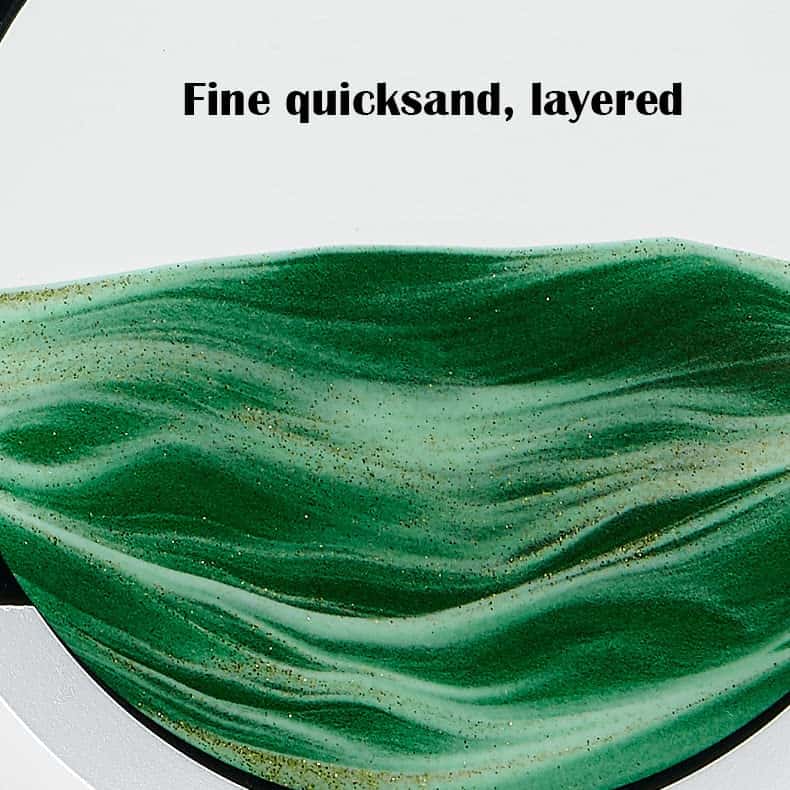 rysnwsu Cuadro de Arte de Arena en Movimiento Arenas en - Imagen 3