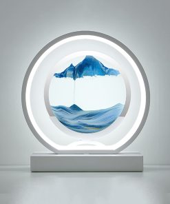 rysnwsu Cuadro de Arte de Arena en Movimiento Sandscapes en