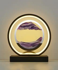 rysnwsu Cuadro de Arte de Arena en Movimiento Paisajes de