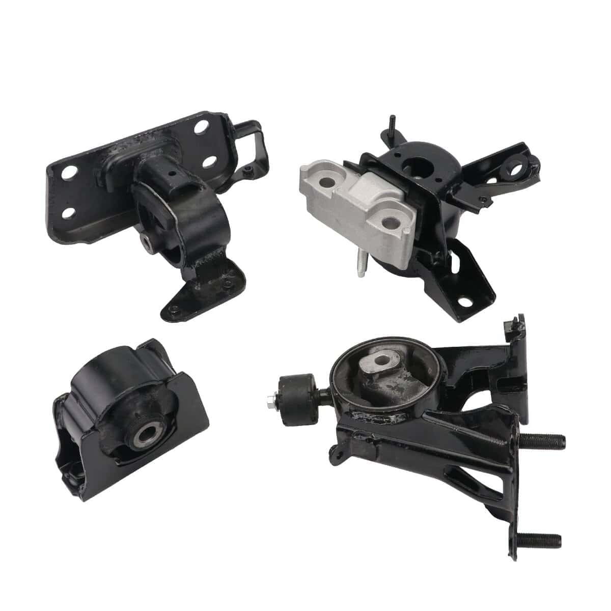 Conjunto de 4 soportes de motor y -metálico