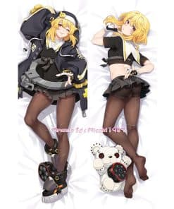 Funda de Almohada Cuerpo Abrazando a la Chica de Anime