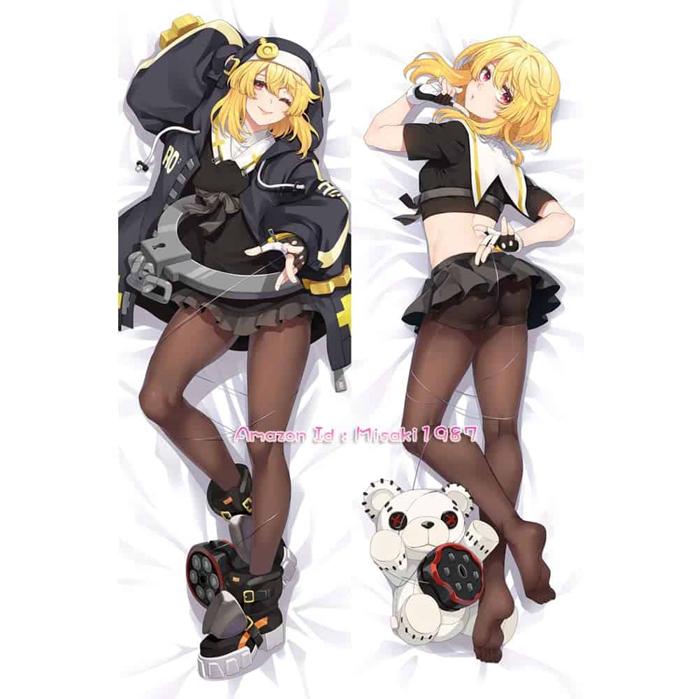 Funda de Almohada Cuerpo Abrazando a la Chica de Anime