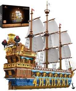 Set de Construcción de Barco Pirata -Dorado