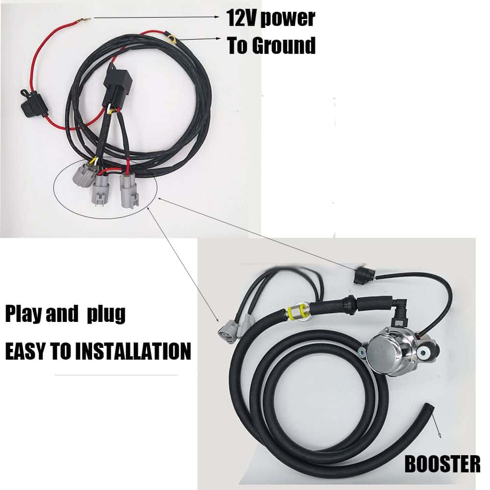 Kit de Bomba de Vacío de Refuerzo de Freno TMaster 12V - - Imagen 8