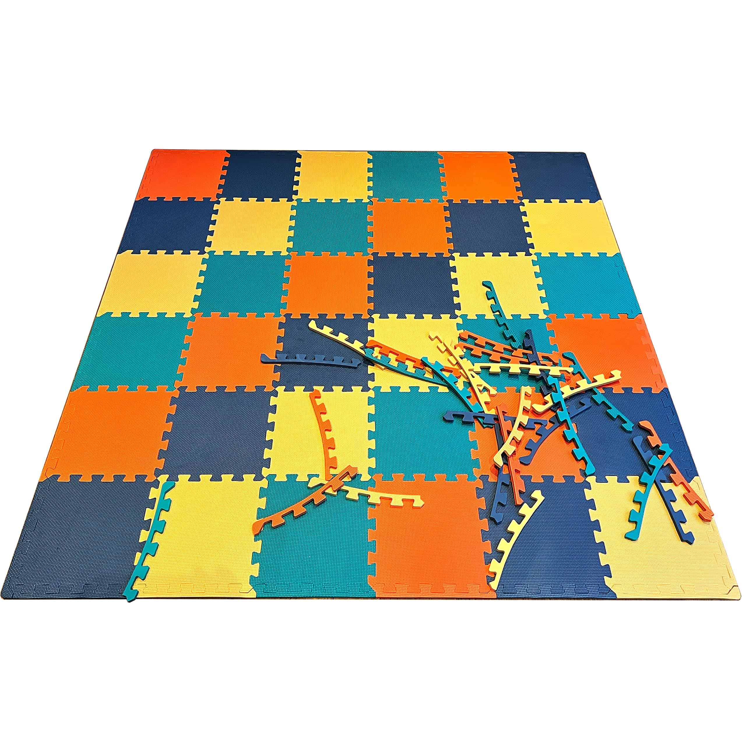 Tapete de juego para bebé MioTetto de 36 piezas, suave y no - Imagen 9