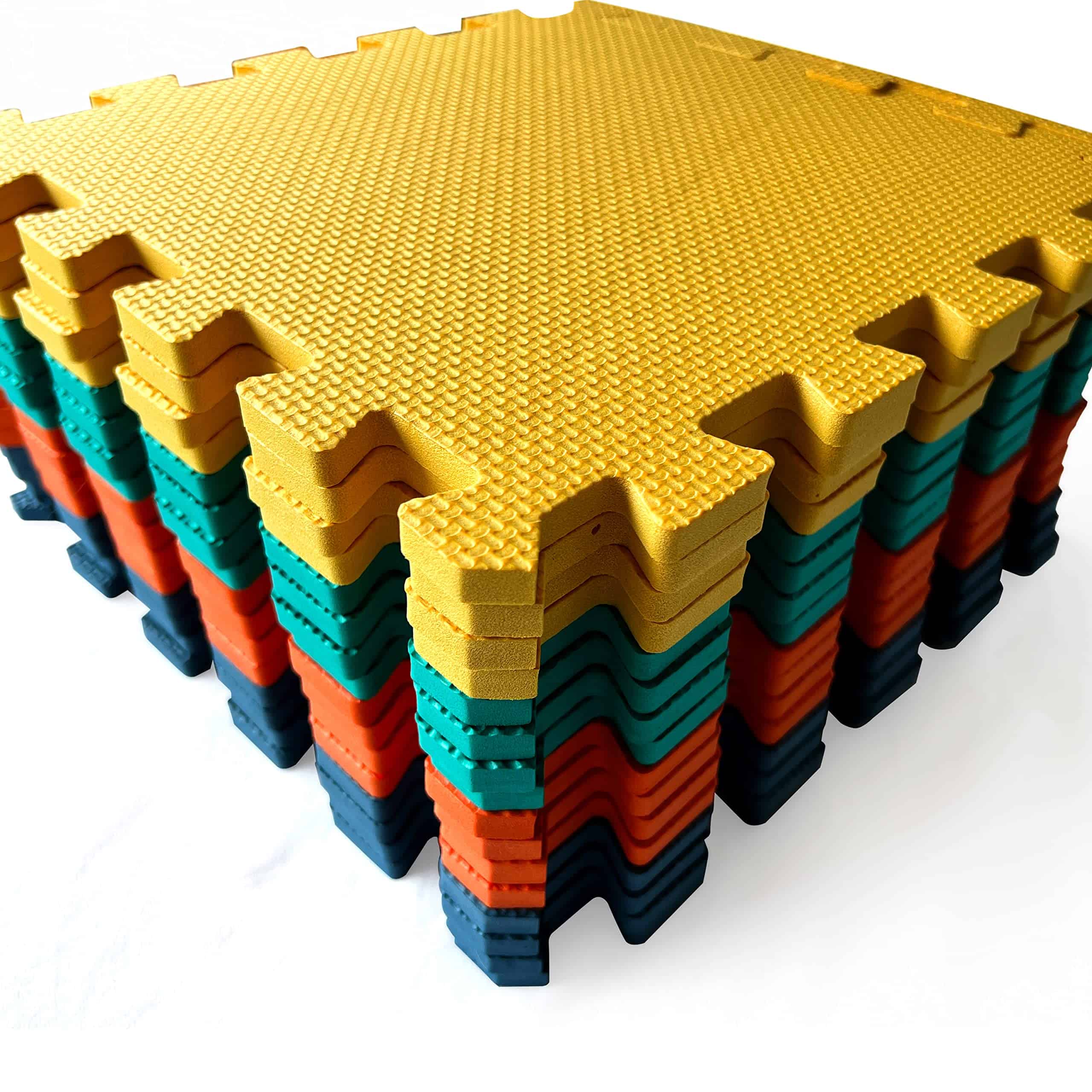 Tapete de juego para bebé MioTetto de 36 piezas, suave y no - Imagen 7